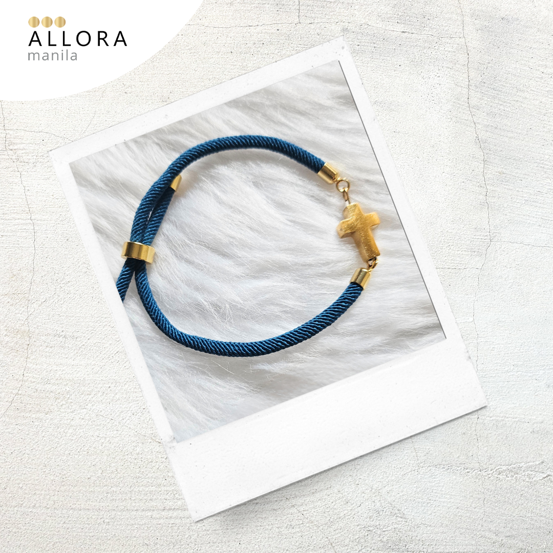 new Nylon Bracelet / gold