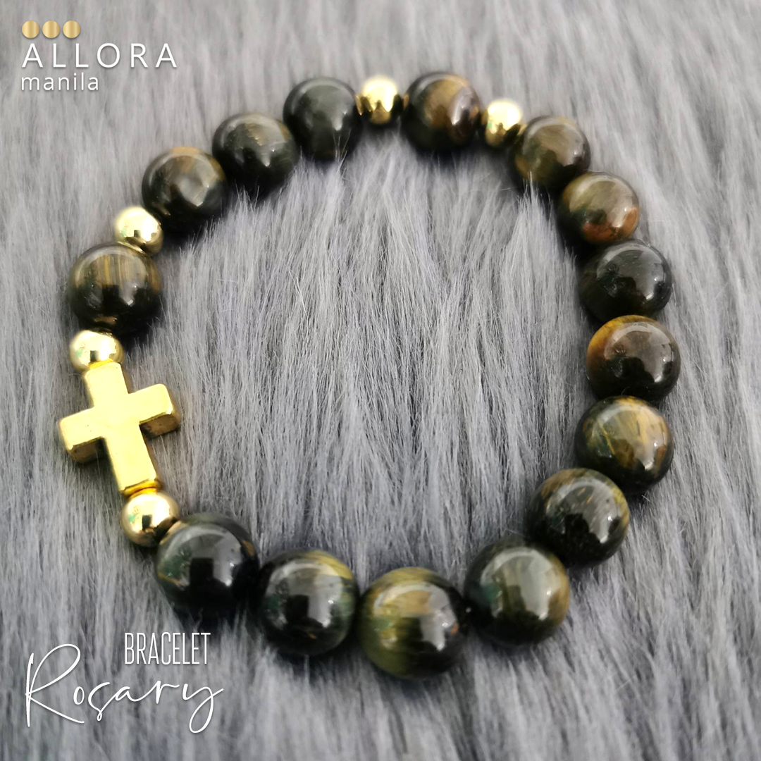 Dark Tiger's Eye / Stretch Bracelet