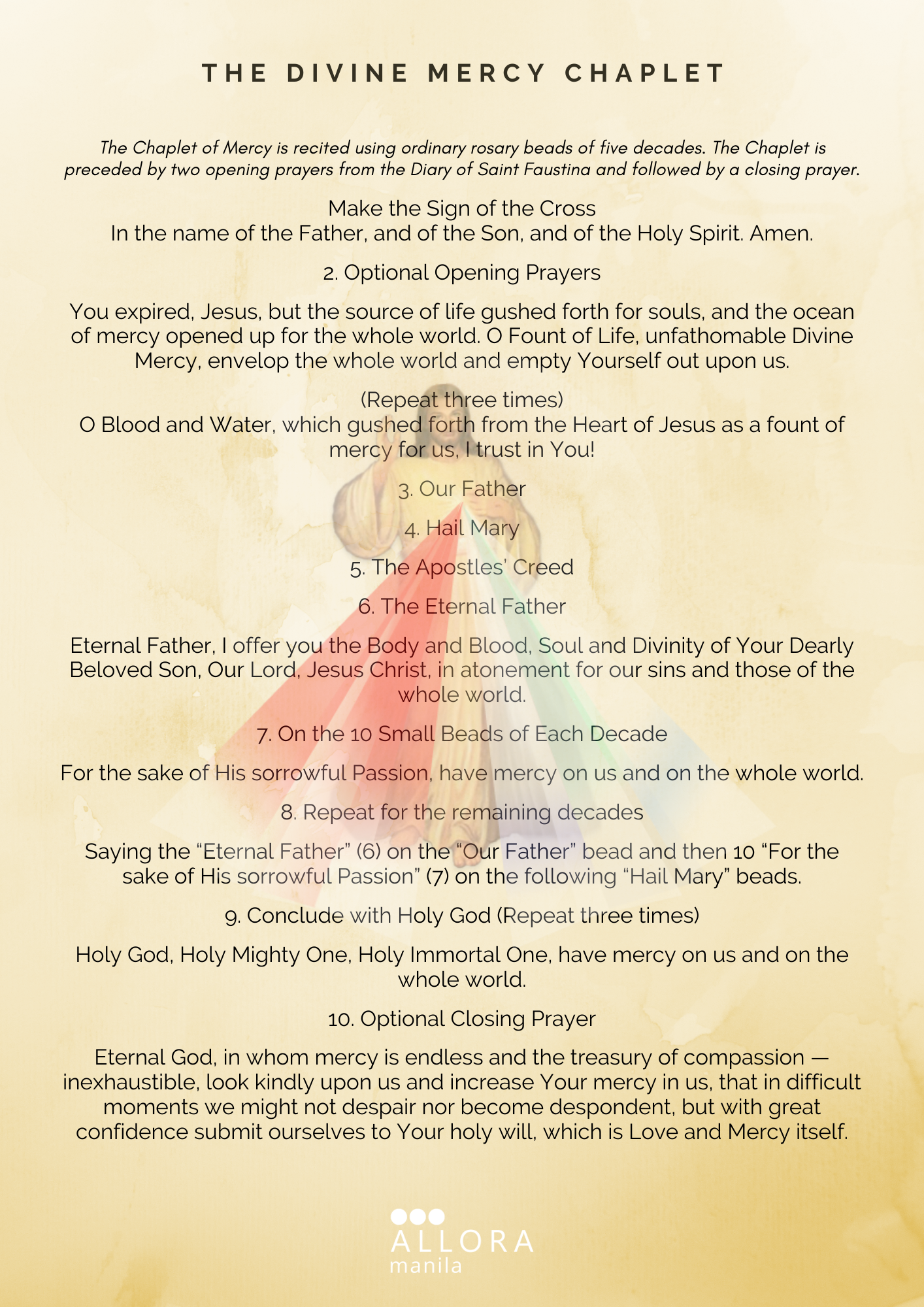 Divine Mercy / Chaplet