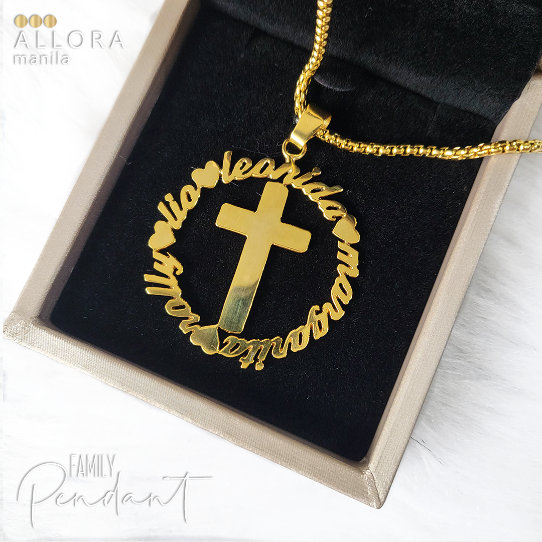 Family Cross Necklace